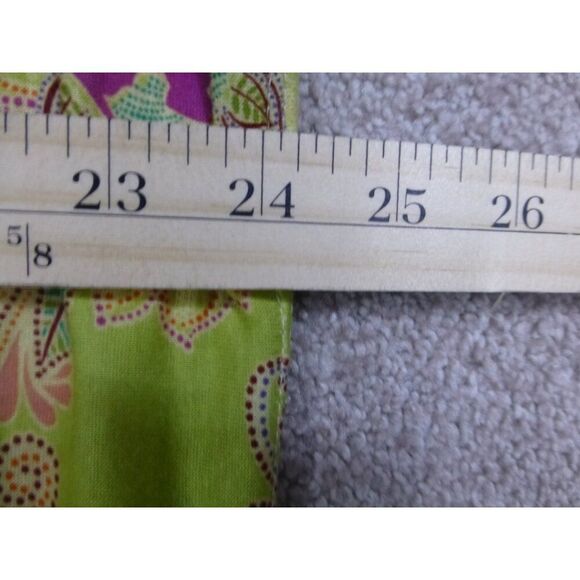 Robert Graham Muli-Color Tencel Blend Short Sleeve Top - Picture 9 of 10